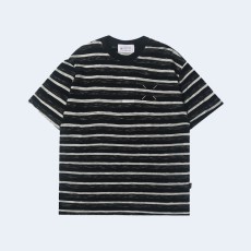 메종 마르지엘라 자카드 스트라이프 티셔츠